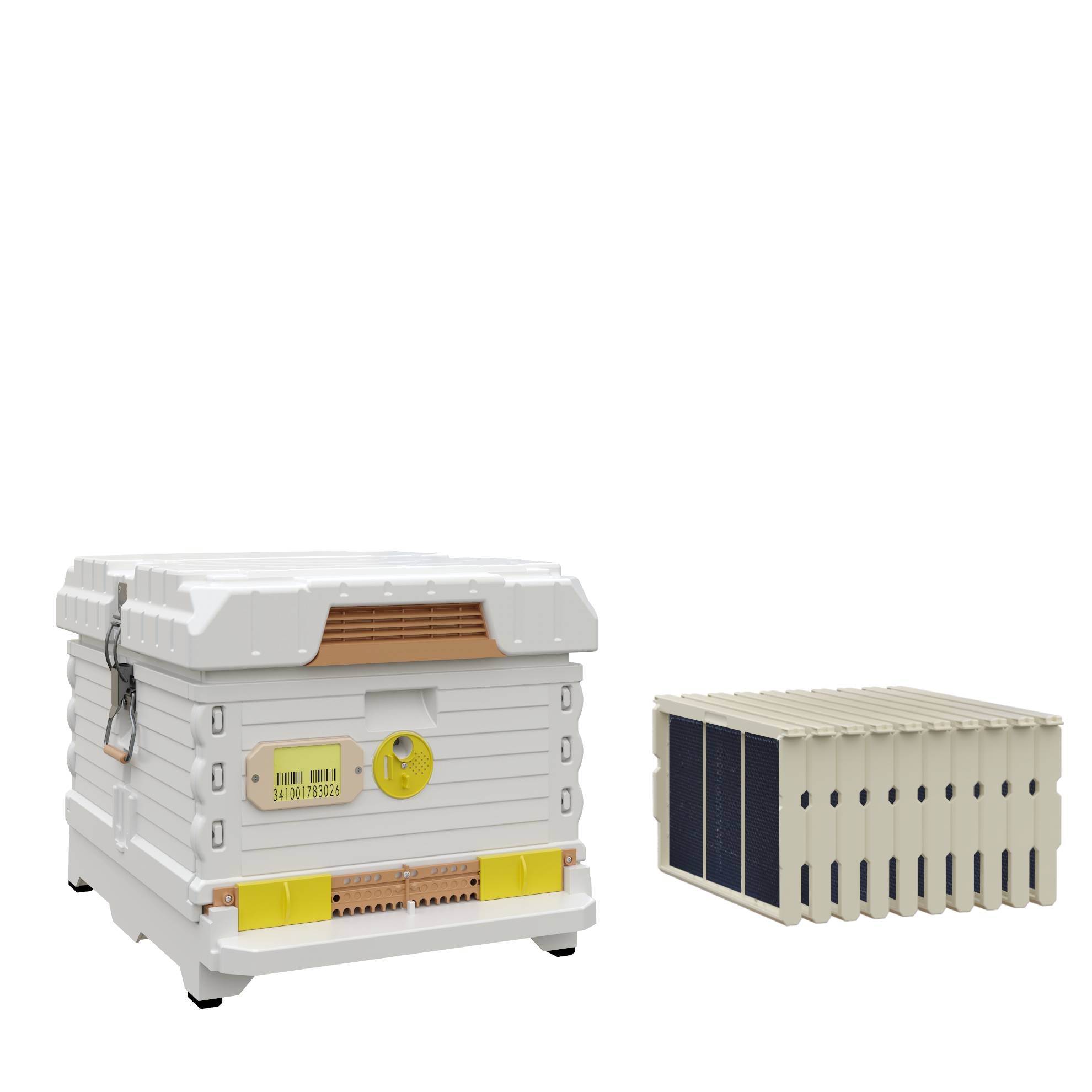 Ergo PLUS White Single Brood Box Beehive Set