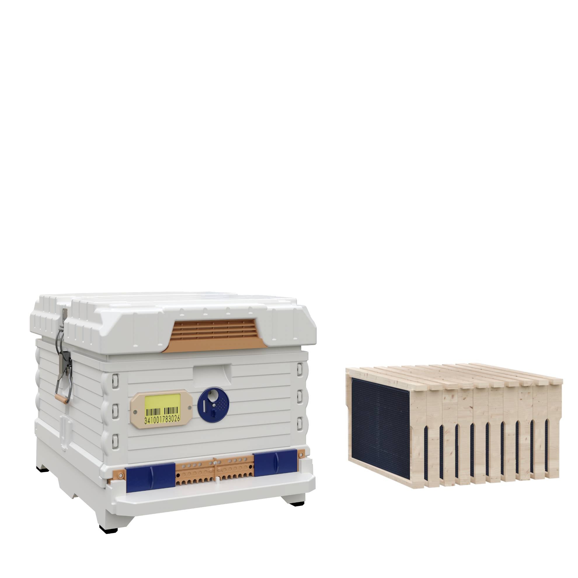 Ergo PLUS White Single Brood Box Beehive Set